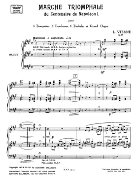 Marche triomphale du centenaire de Napoléon I