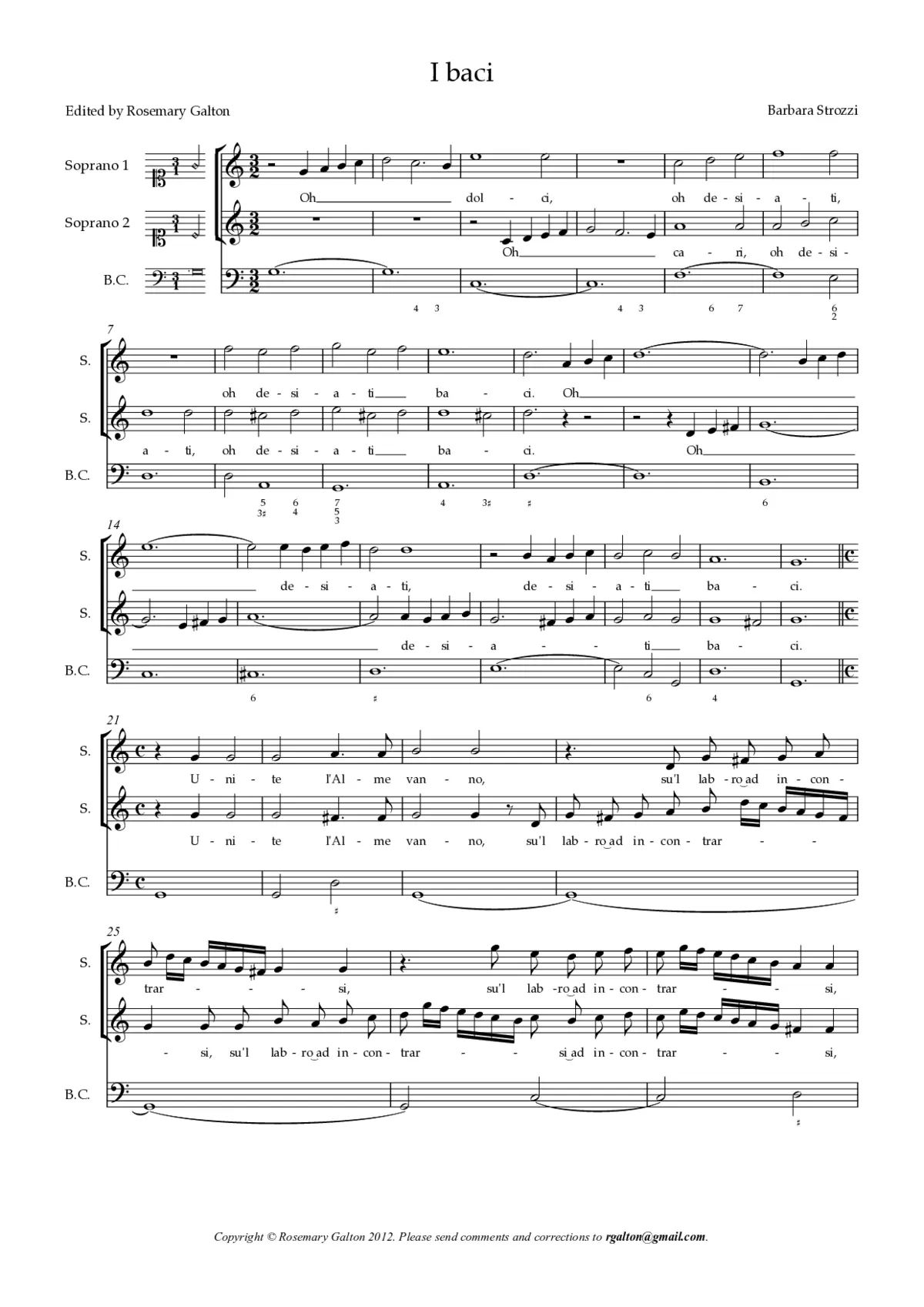 I baci - Page 1
