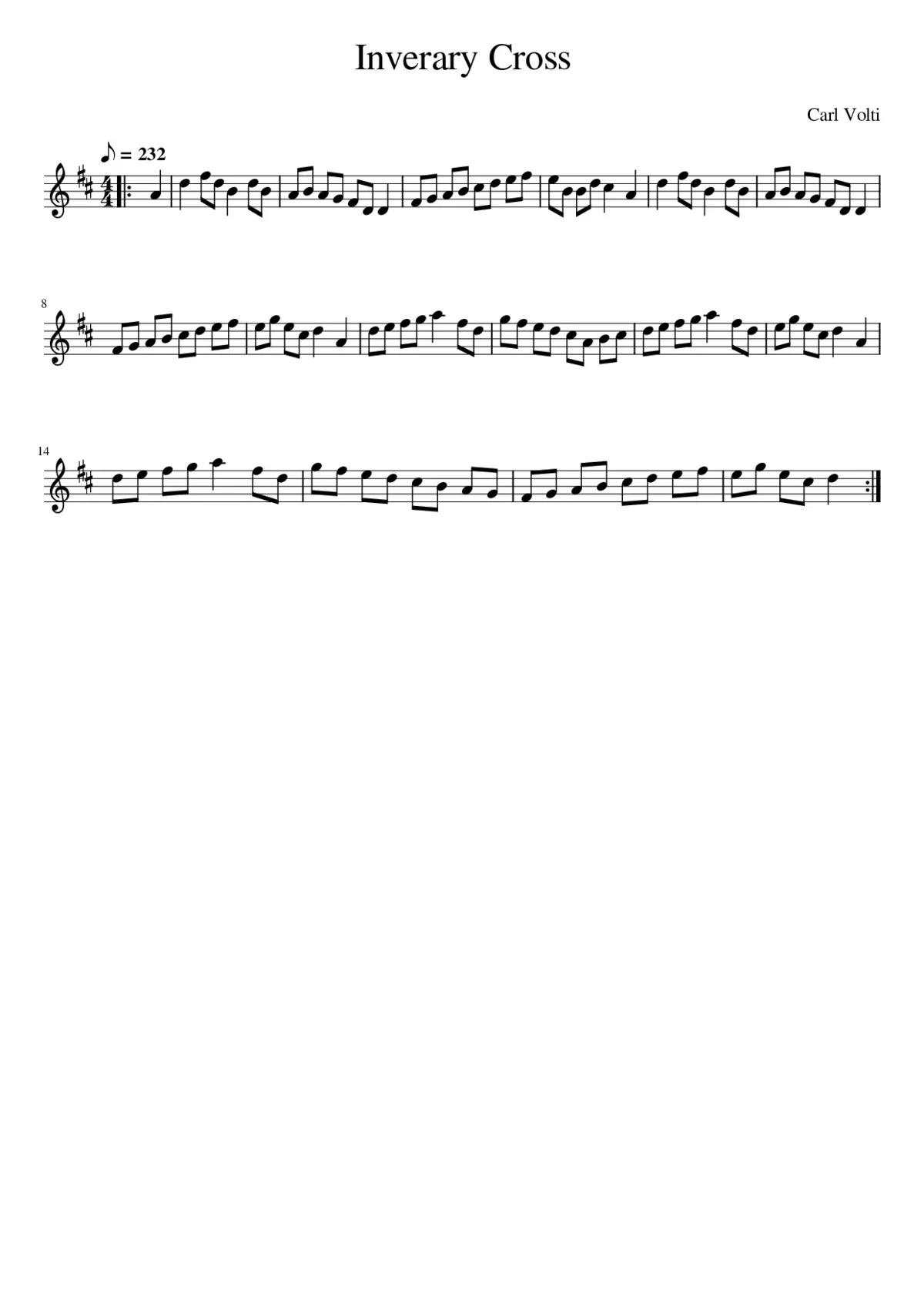 Inverary Cross - Page 1