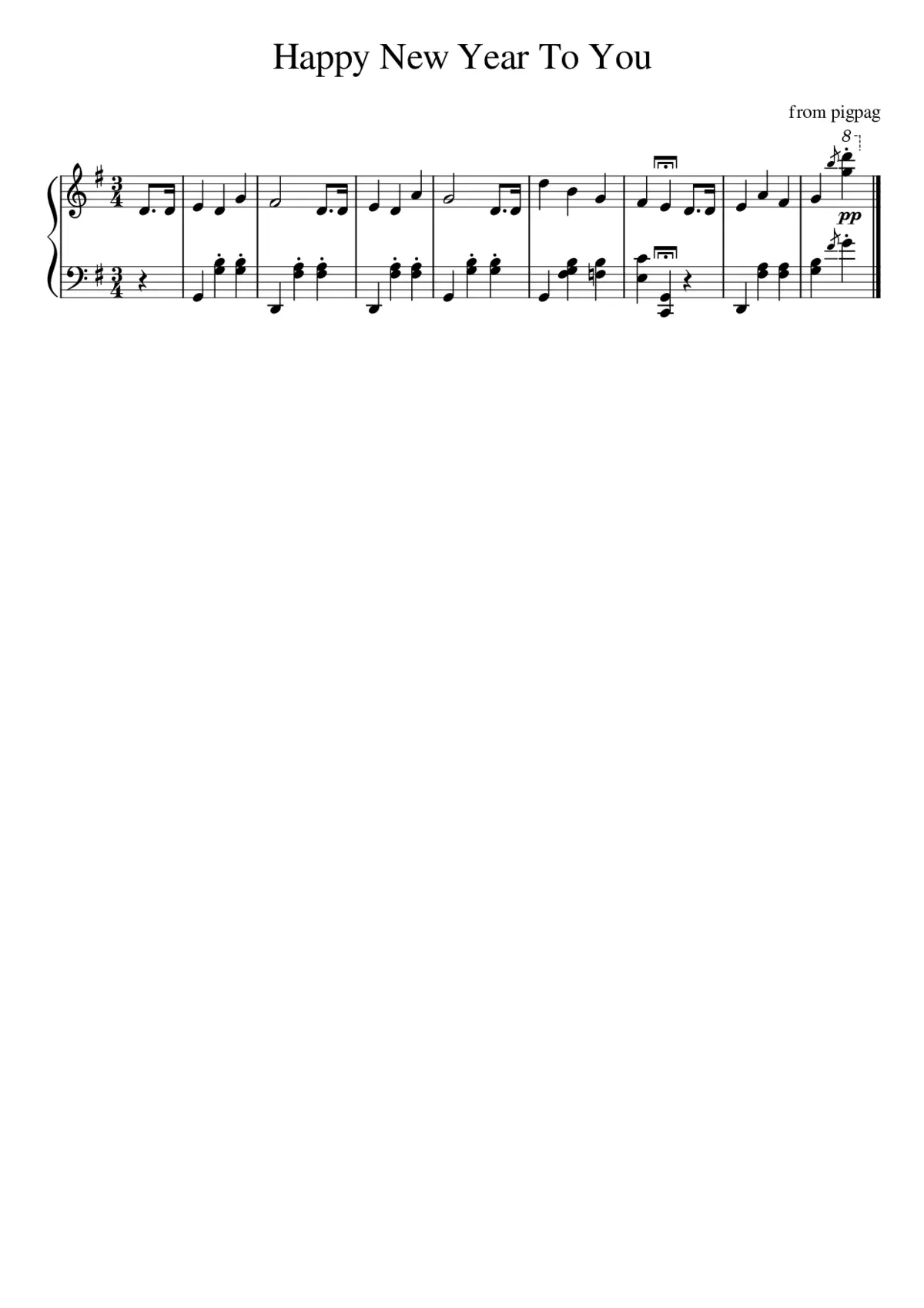 Happy Birthday to You - Page 1