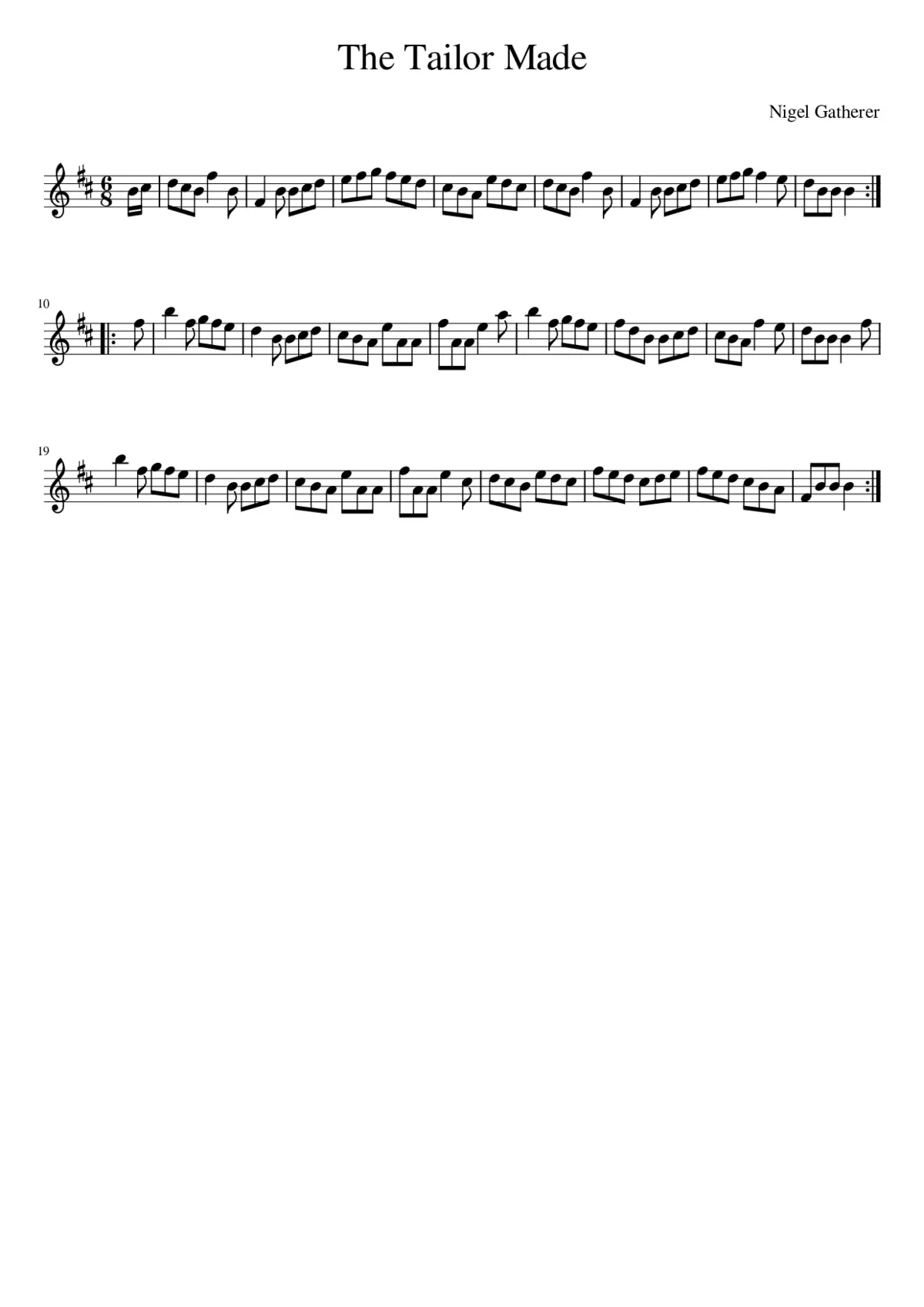 The Tailor Made - Page 1