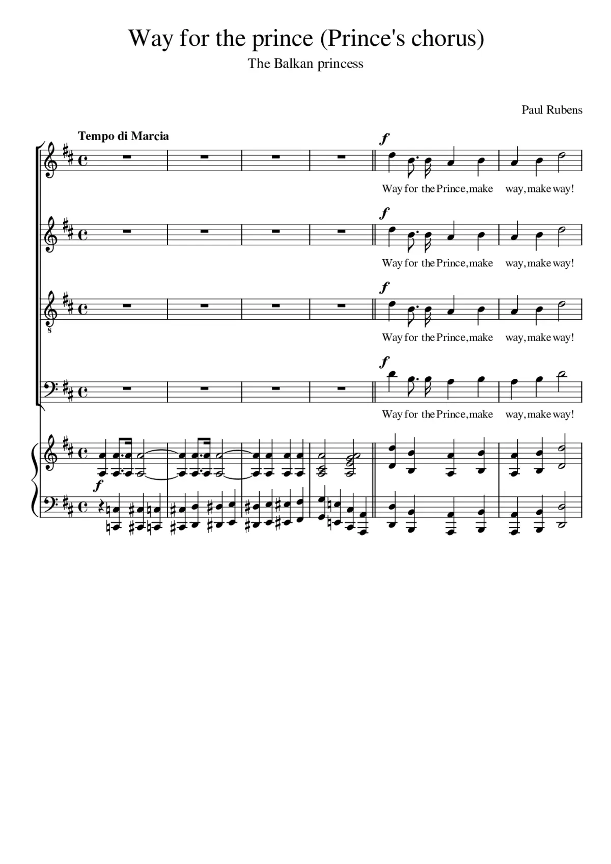 The Balkan princess - Page 1