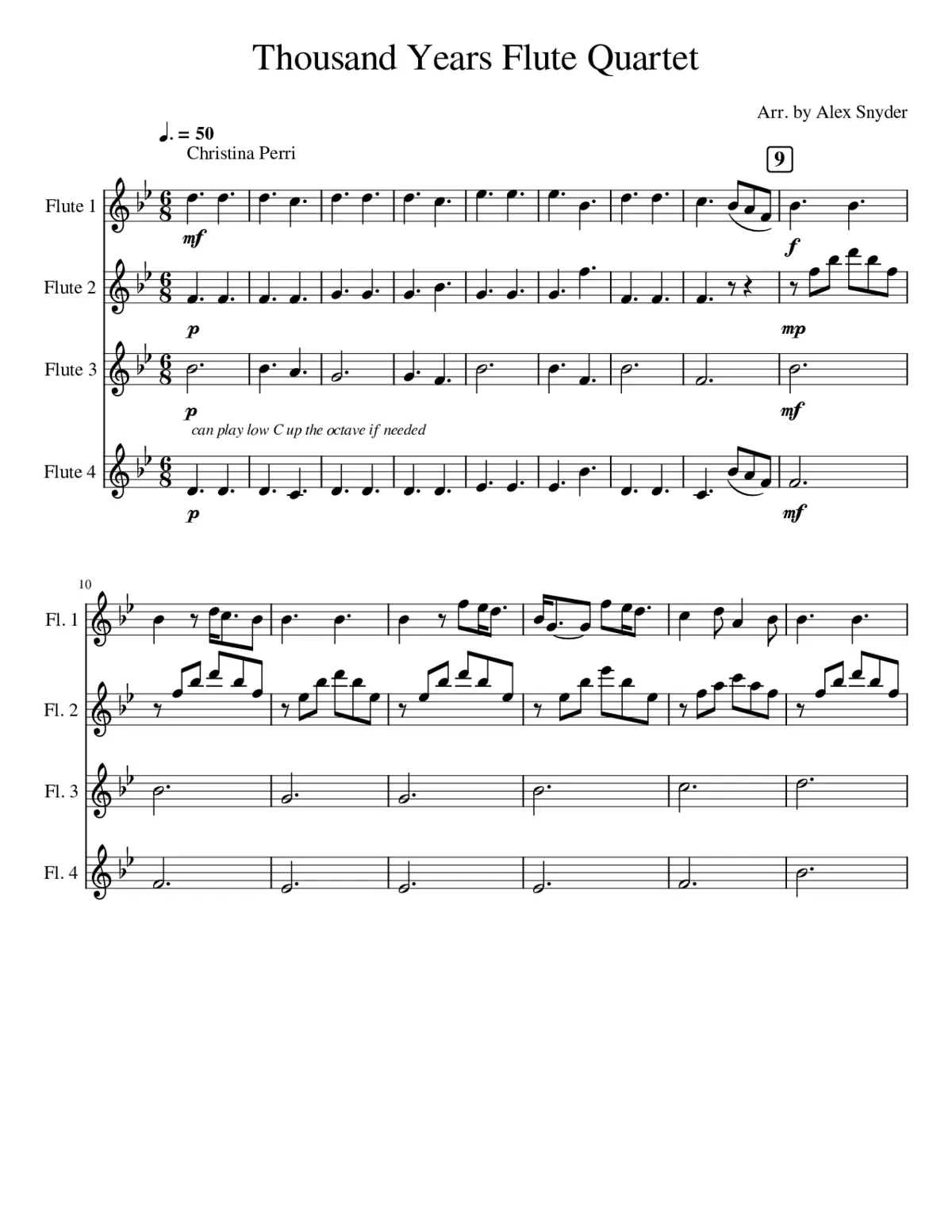 a thousand years - Page 1