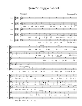 Quand'io veggio dal ciel