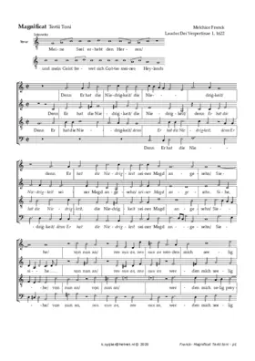 Magnificat tertii toni a 4