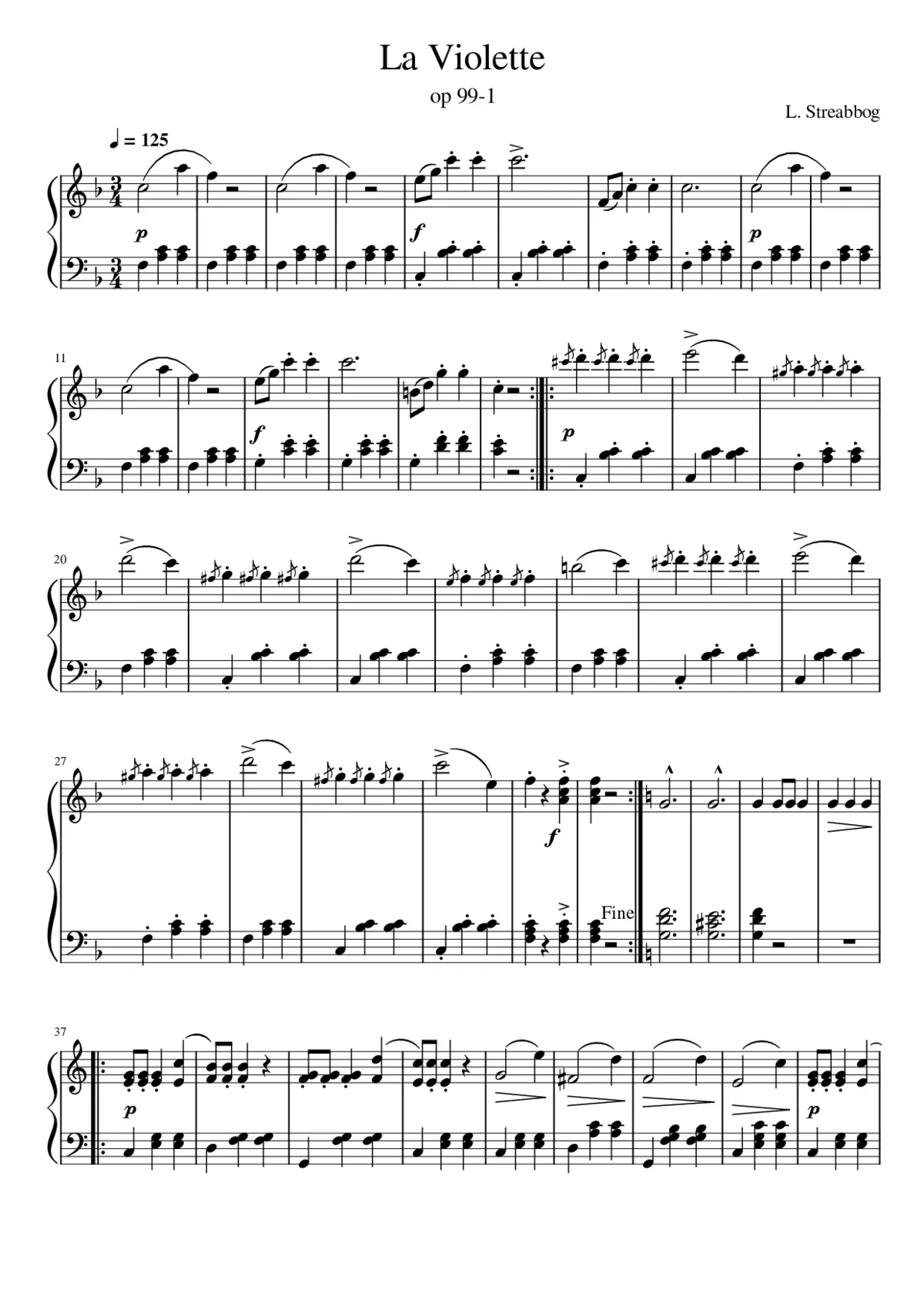 La Violette - Page 1