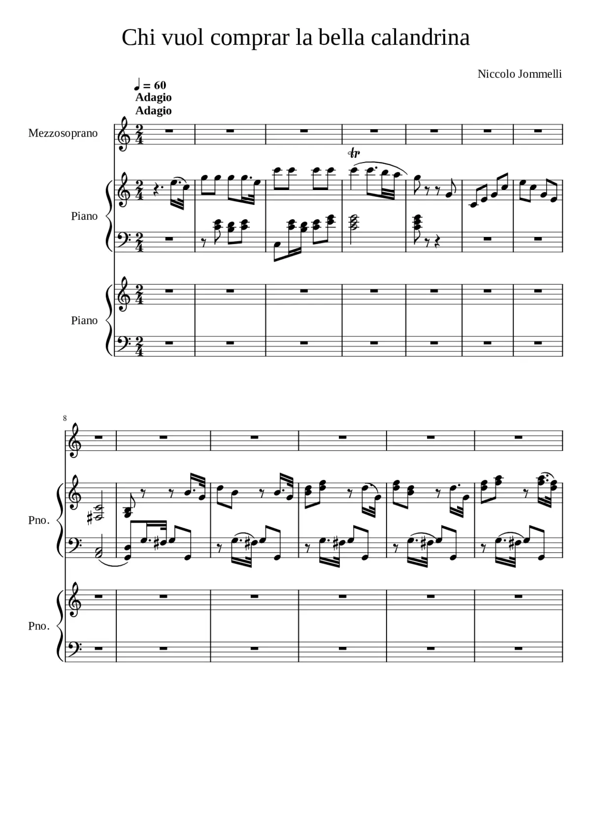 CHI VUOL COMPRAR LA BELLA CALANDRINA - Page 1