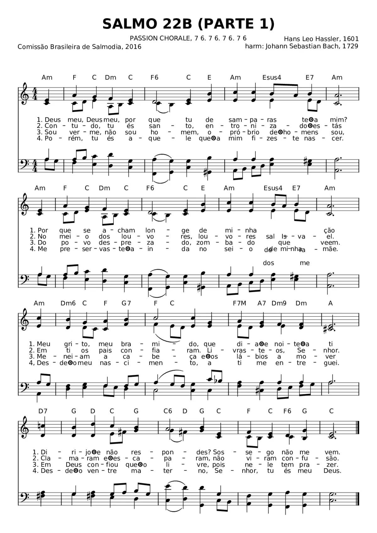 Salmo 22B (Parte 1) - Page 1