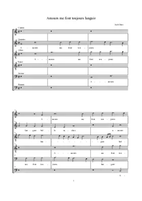 Amours me font toujours languir