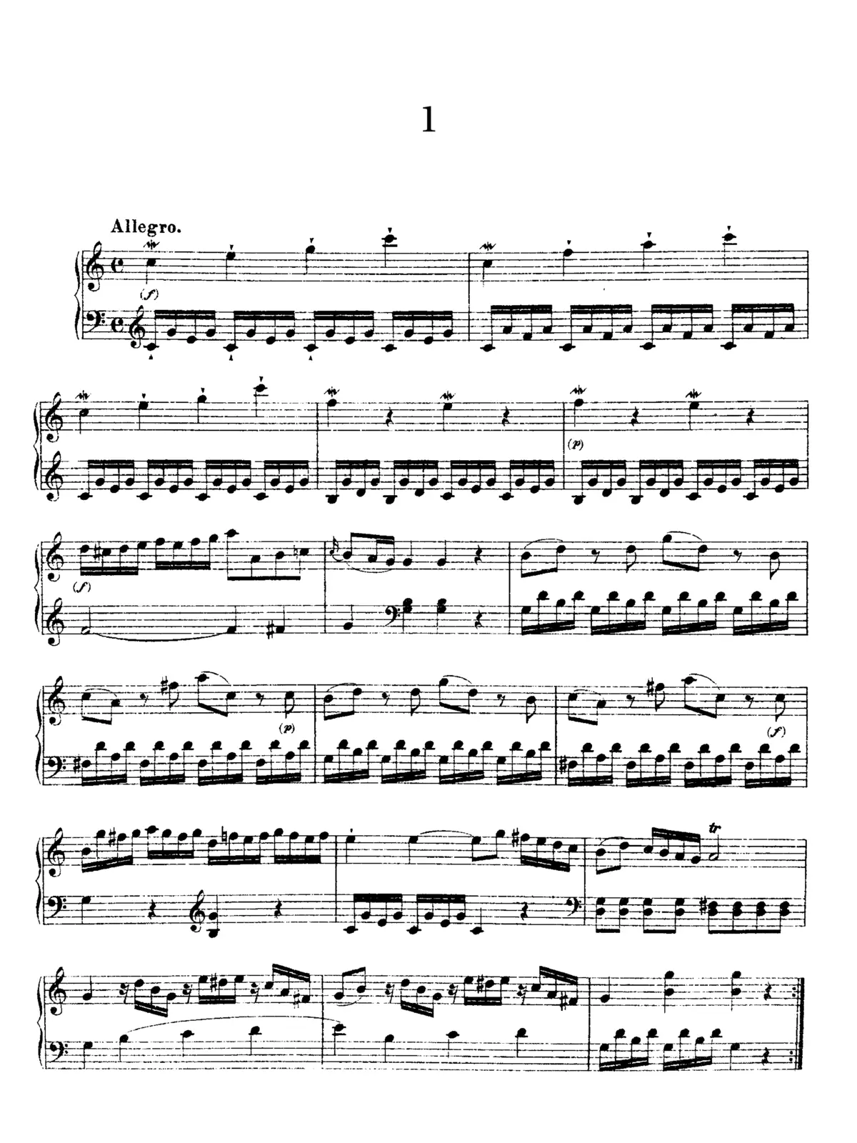 Divertimento or Sonata - Page 1
