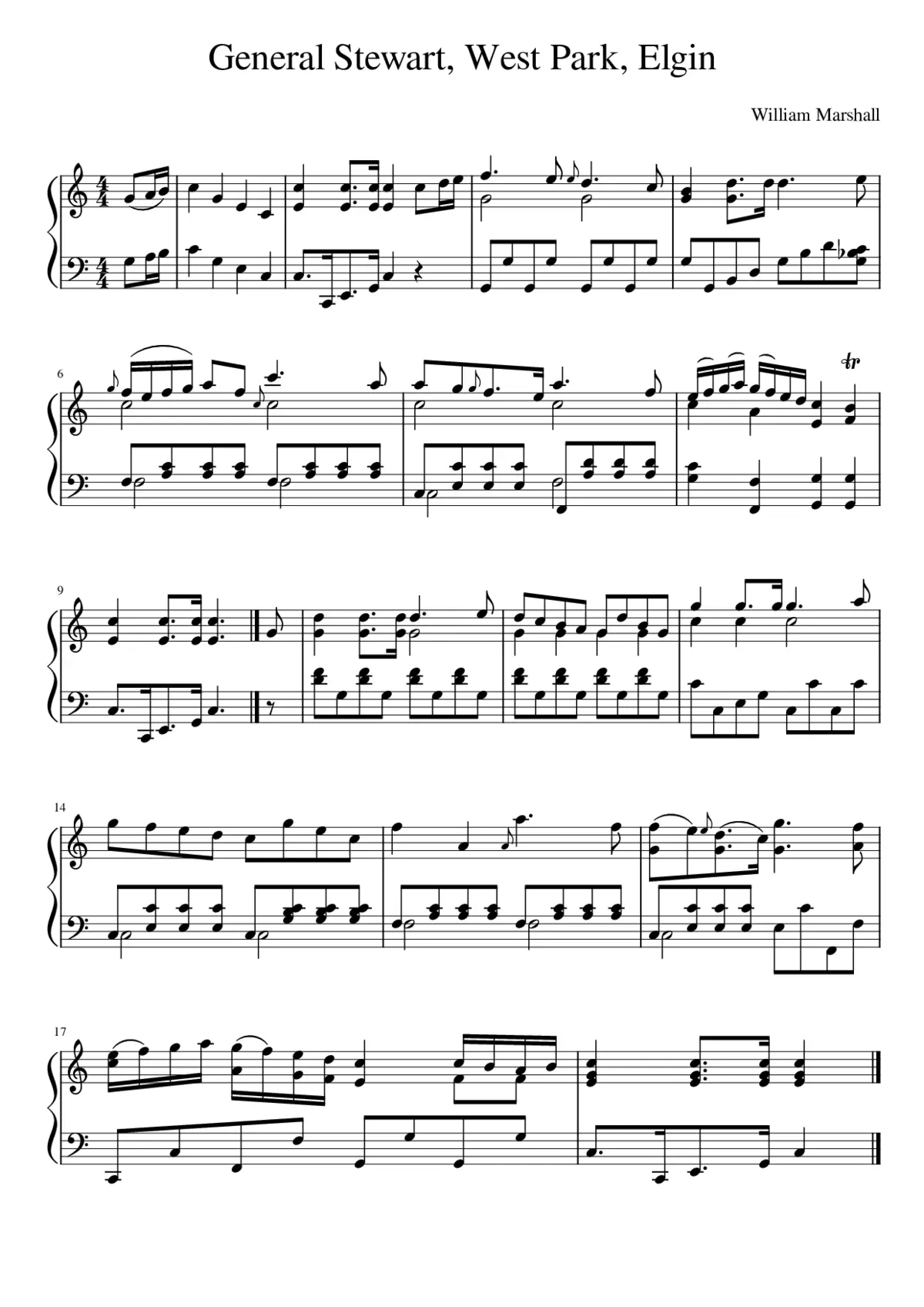 General Stewart West Park Elgin - Page 1