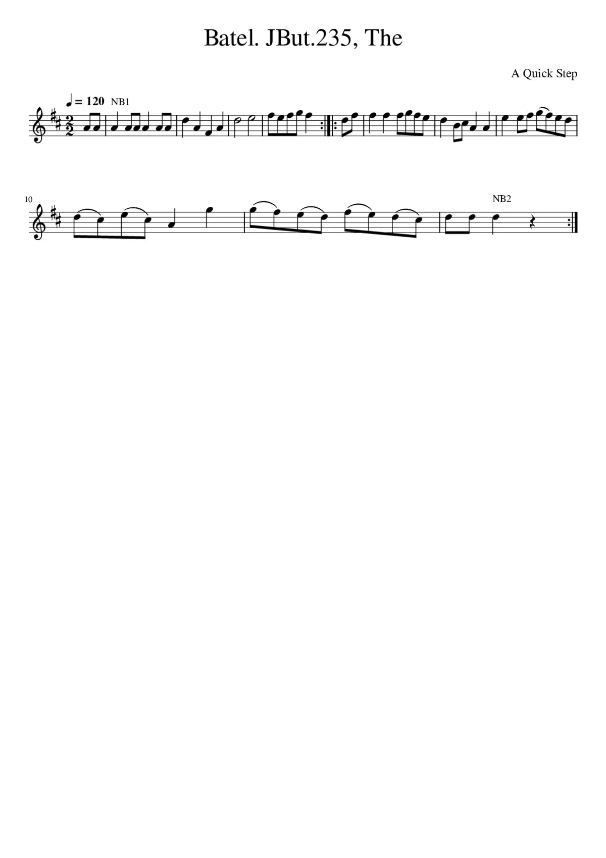 The Batel. JBut.235 - Page 1