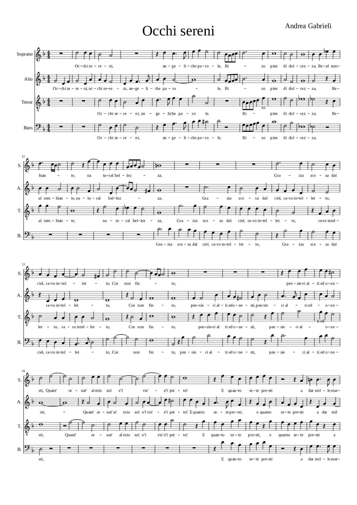 Occhi sereni - Page 1