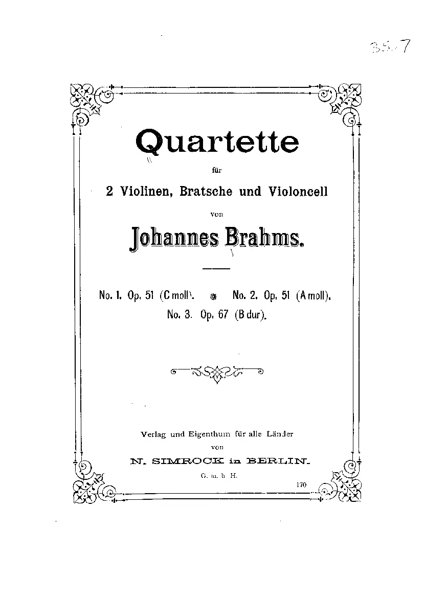 String Quartet No.3 - Page 1