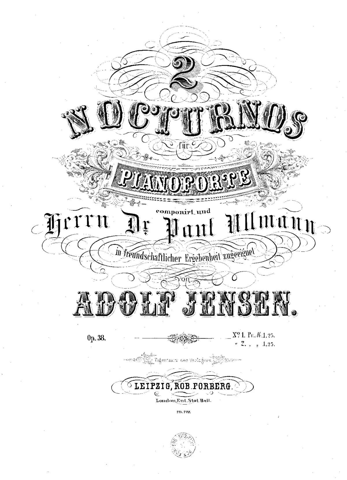 2 Nocturnes, Op.38 - Page 1