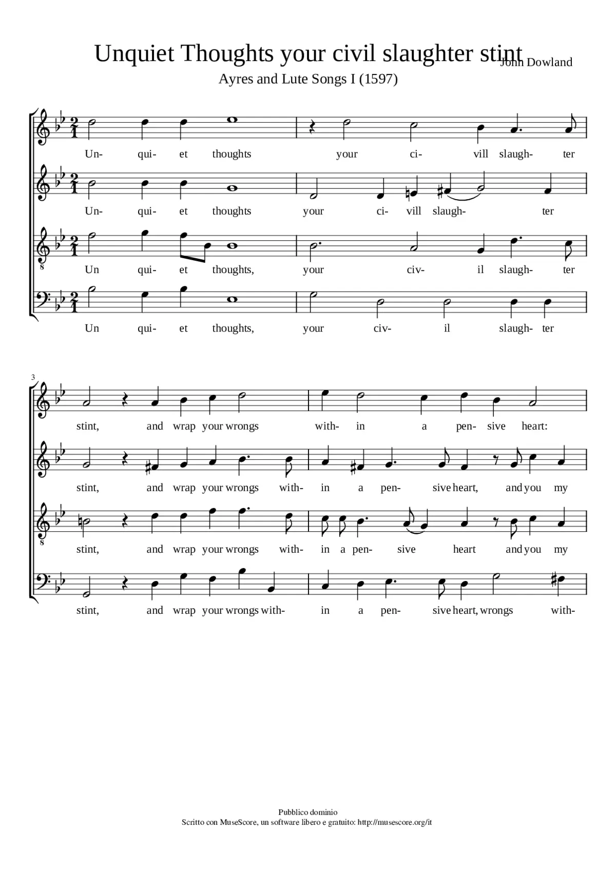 Unquiet thoughts - Page 1