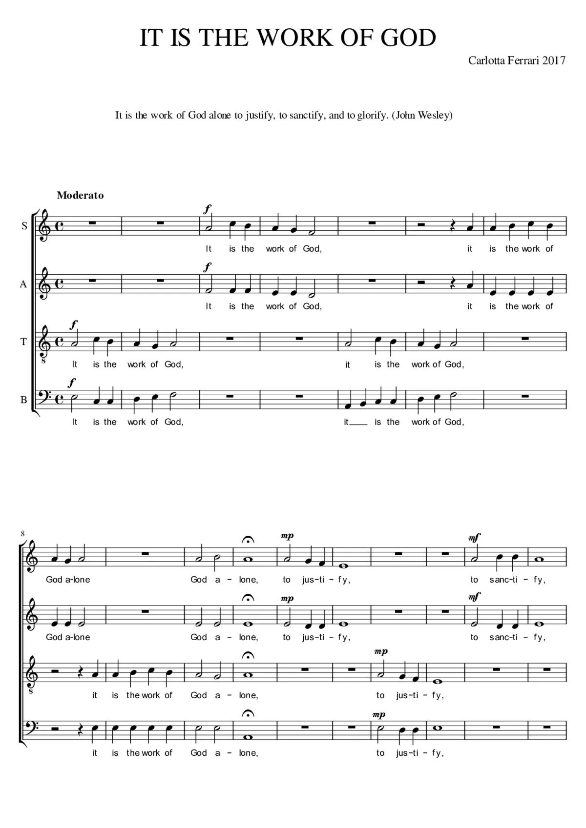 It is the work of God - Page 1