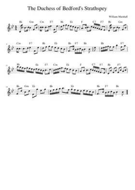 The Duchess of Bedford's Strathspey