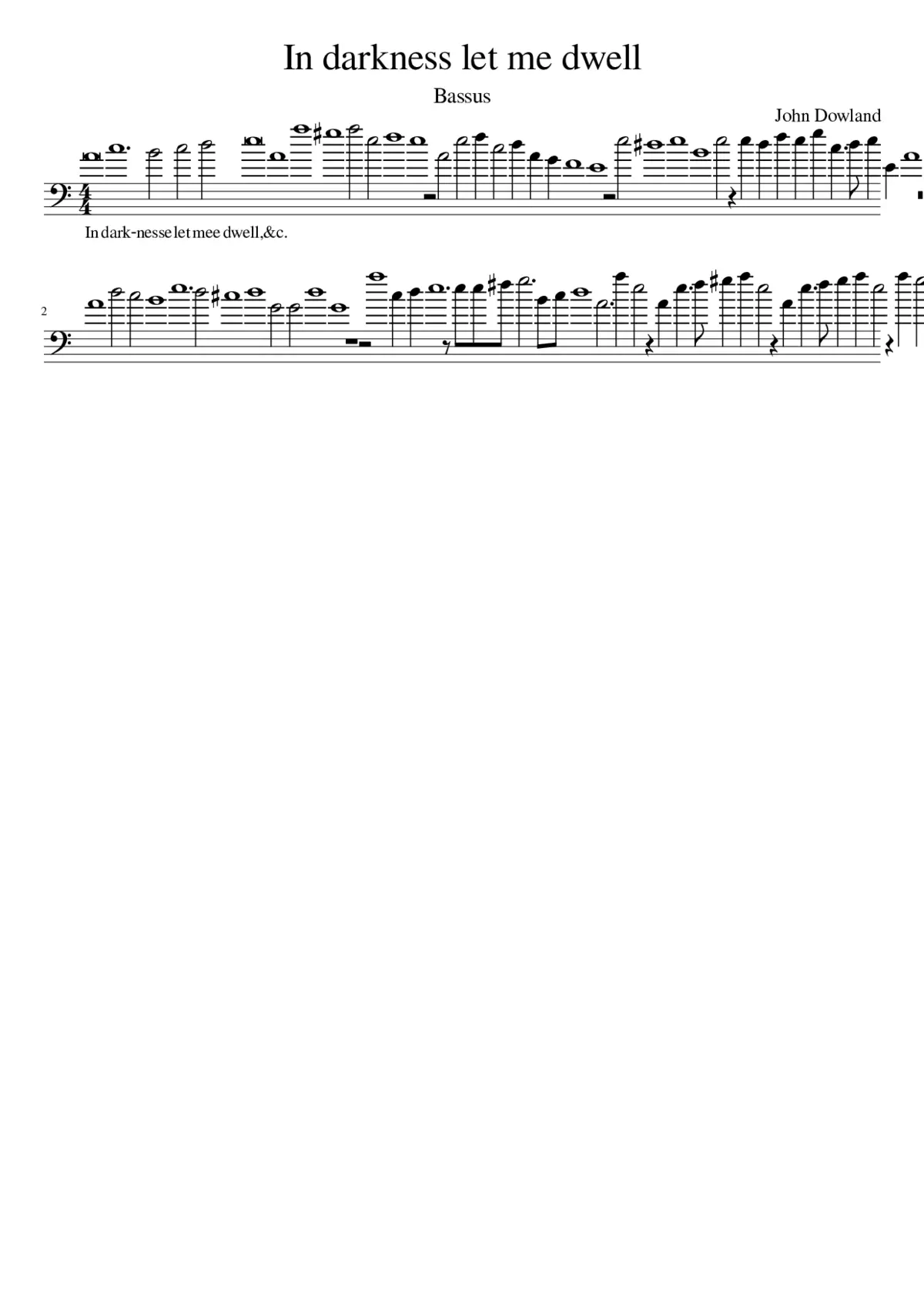 In darkness let me dwell - Page 1