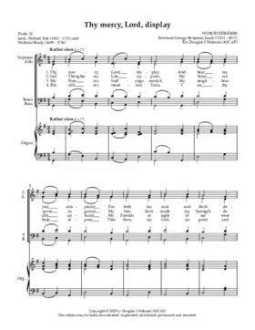 Thy mercy, Lord, display
