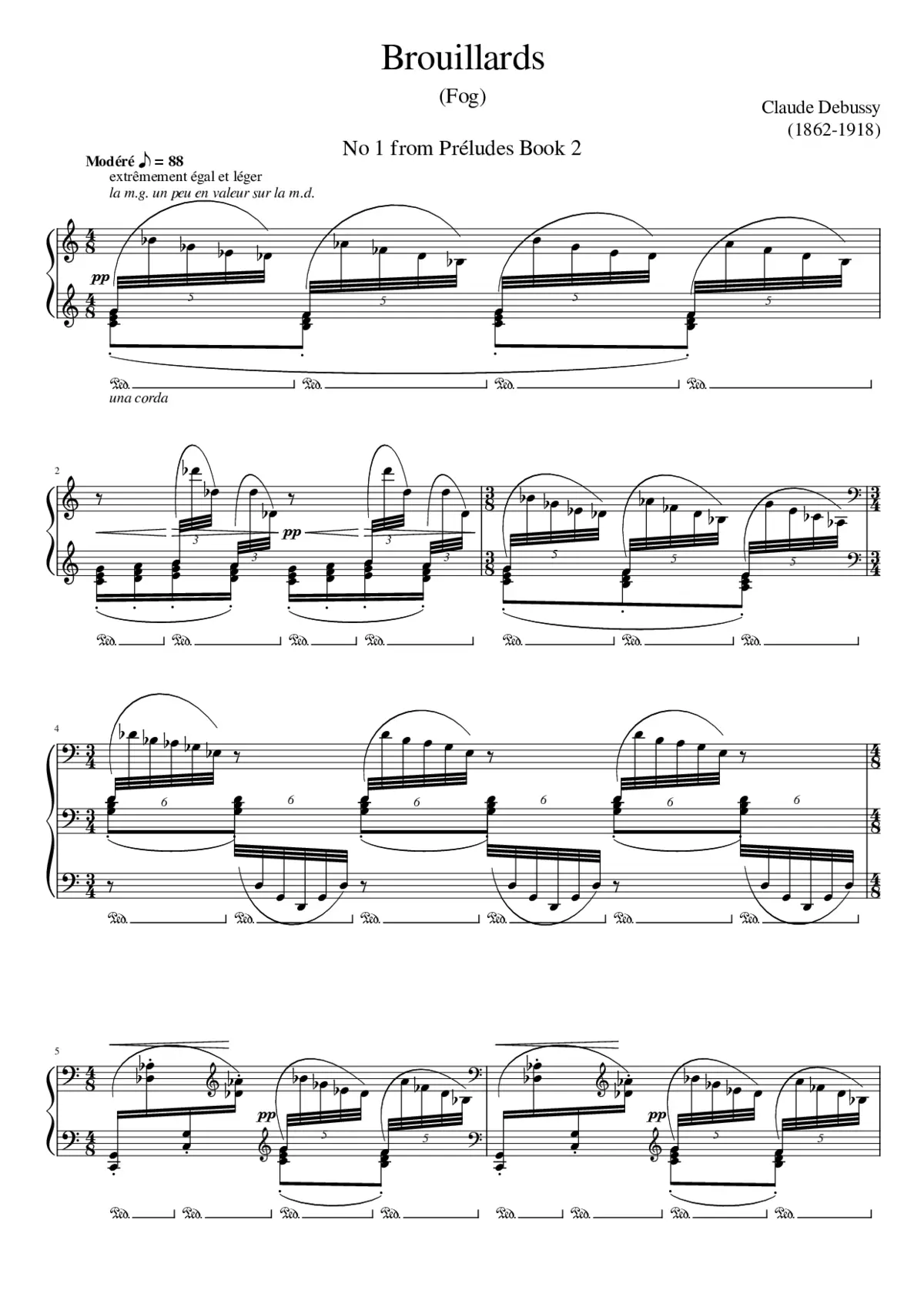 Préludes Livre 2 - Page 1