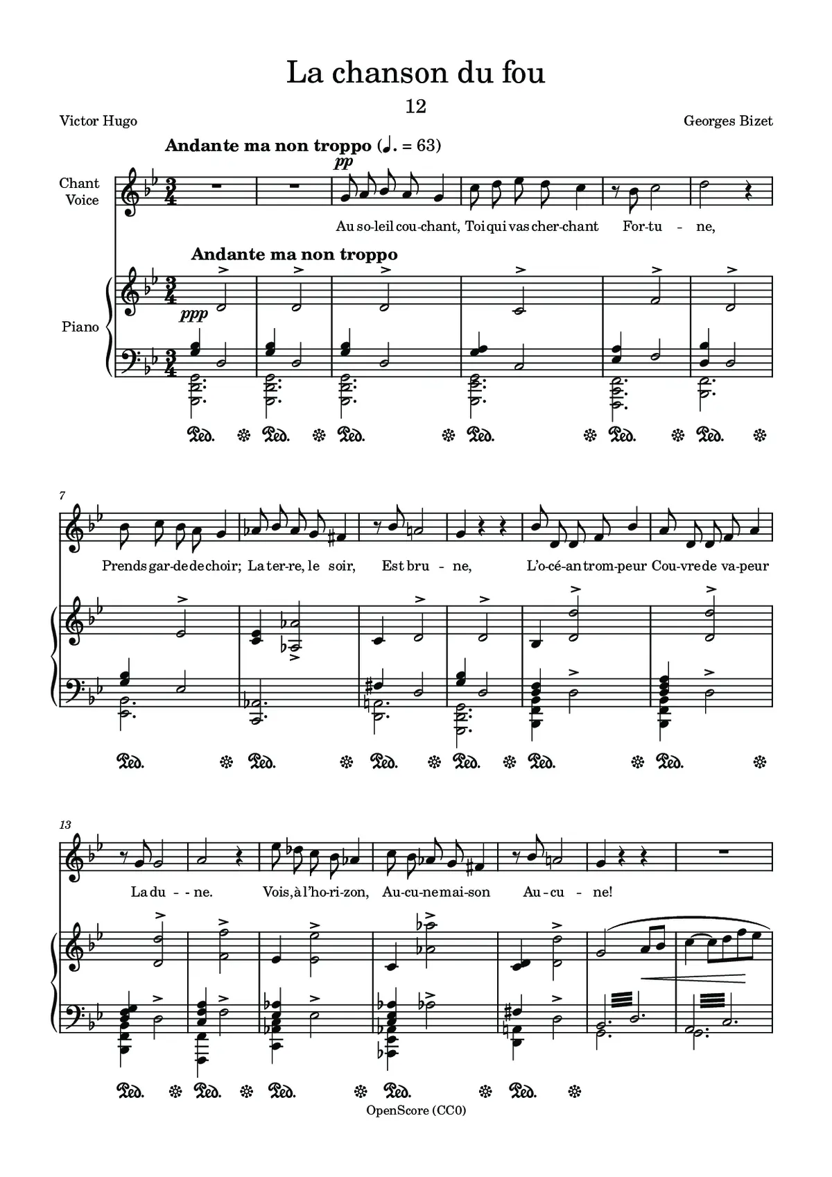 La chanson du fou - Page 1