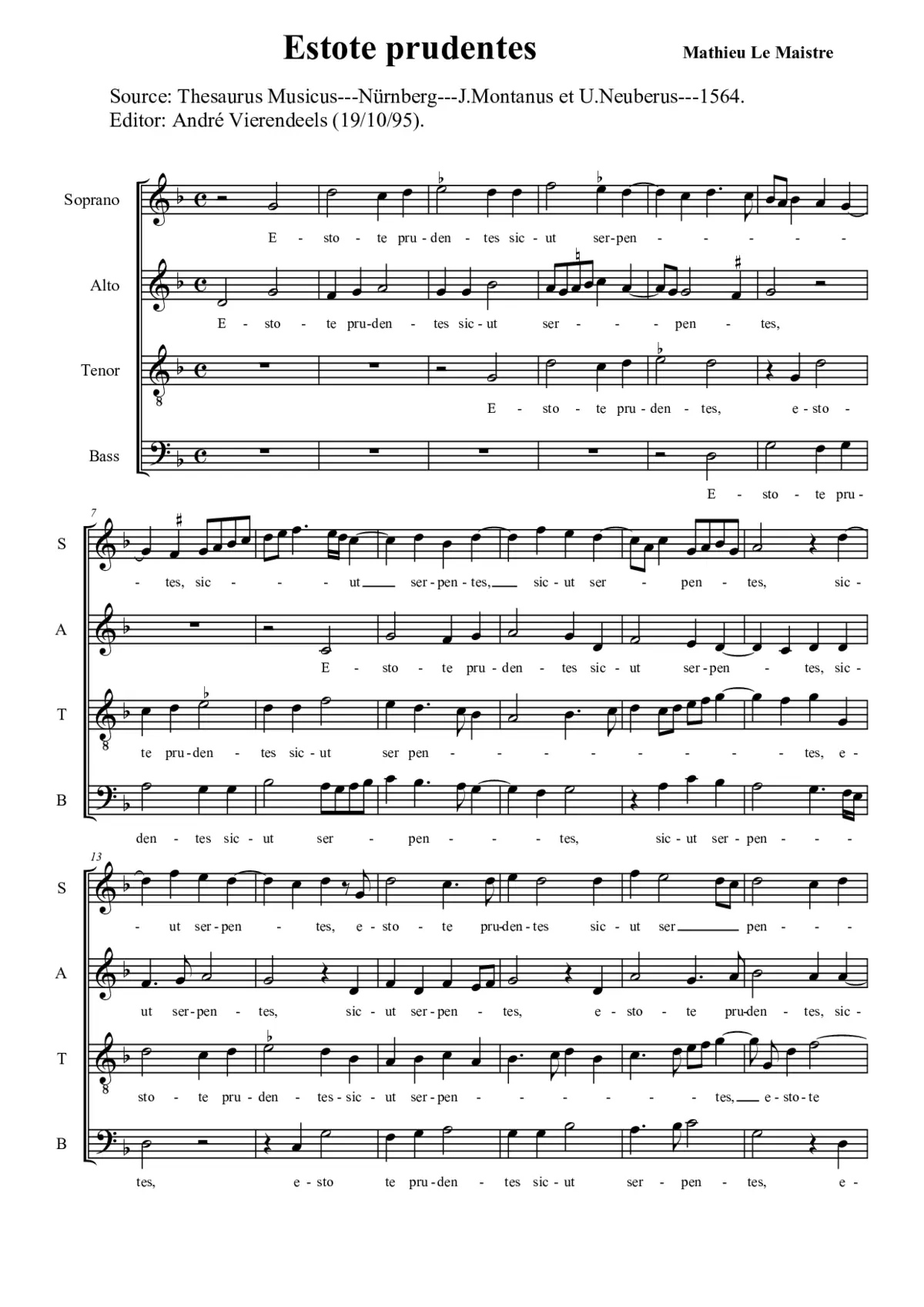 Estote prudentes - Page 1