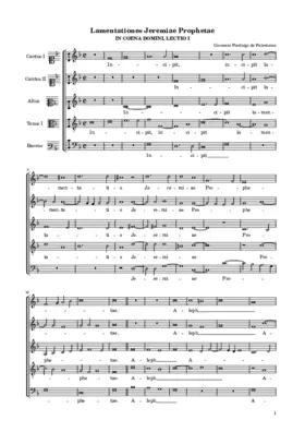 Lamentationes Jeremiae prophetae - Liber 3
