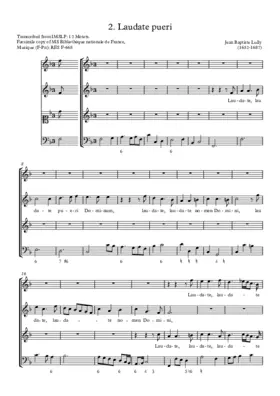 Laudate pueri Dominum