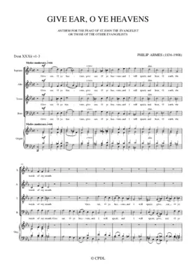 Give ear, O ye heavens