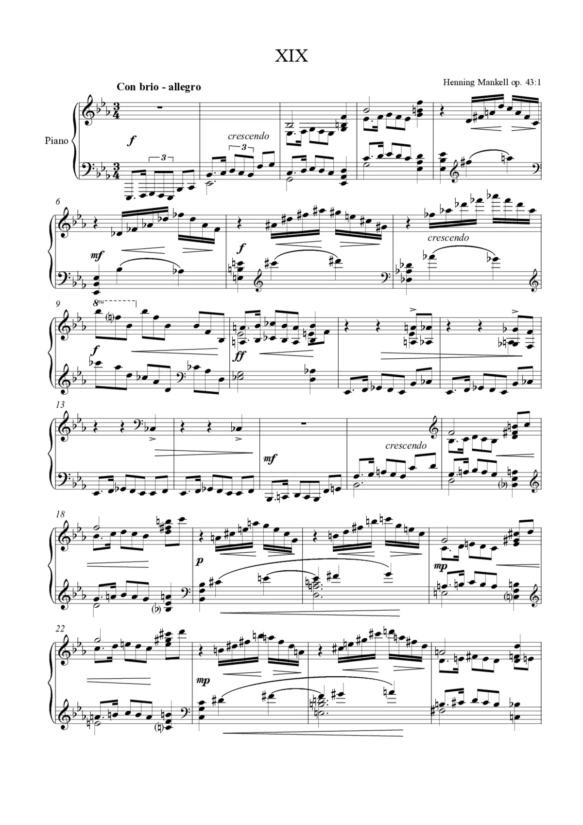 3 Preludes - Page 1