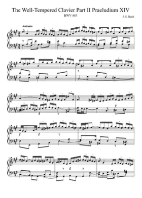 Prelude and Fugue in F-sharp minor BWV 883