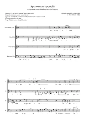 Apparuerunt apostolis