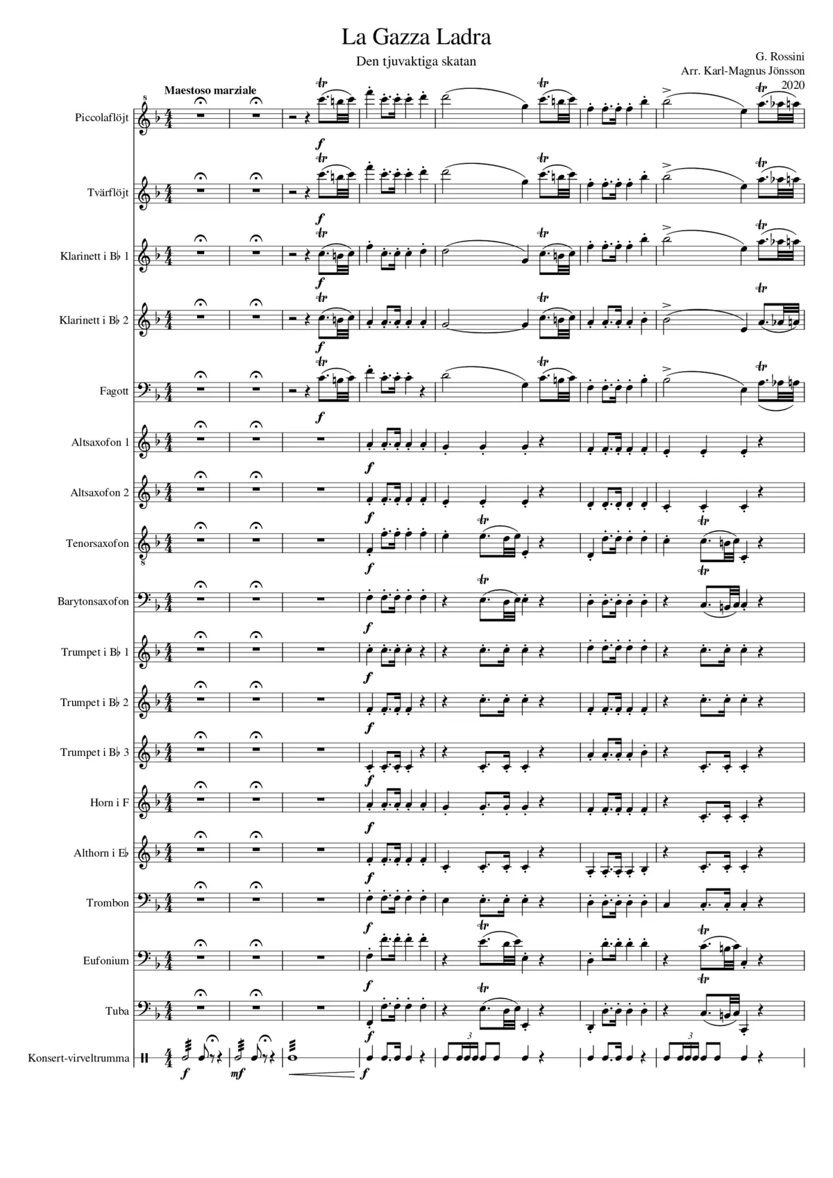 La gazza ladra - Page 1