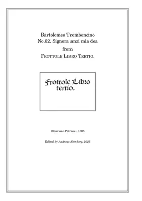 Signora anzi mia dea