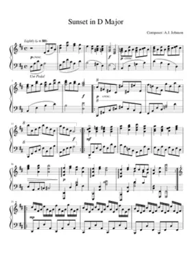Sunset in D Major - A.J. Johnson