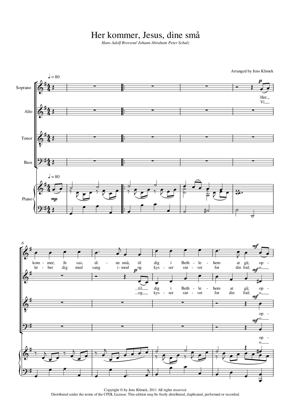 Her kommer Jesus dine sma - Page 1