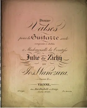 12 Valses pour la Guitarre seule