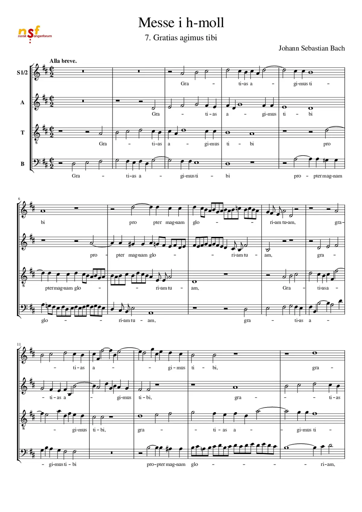 Messe in h-Moll - Page 1