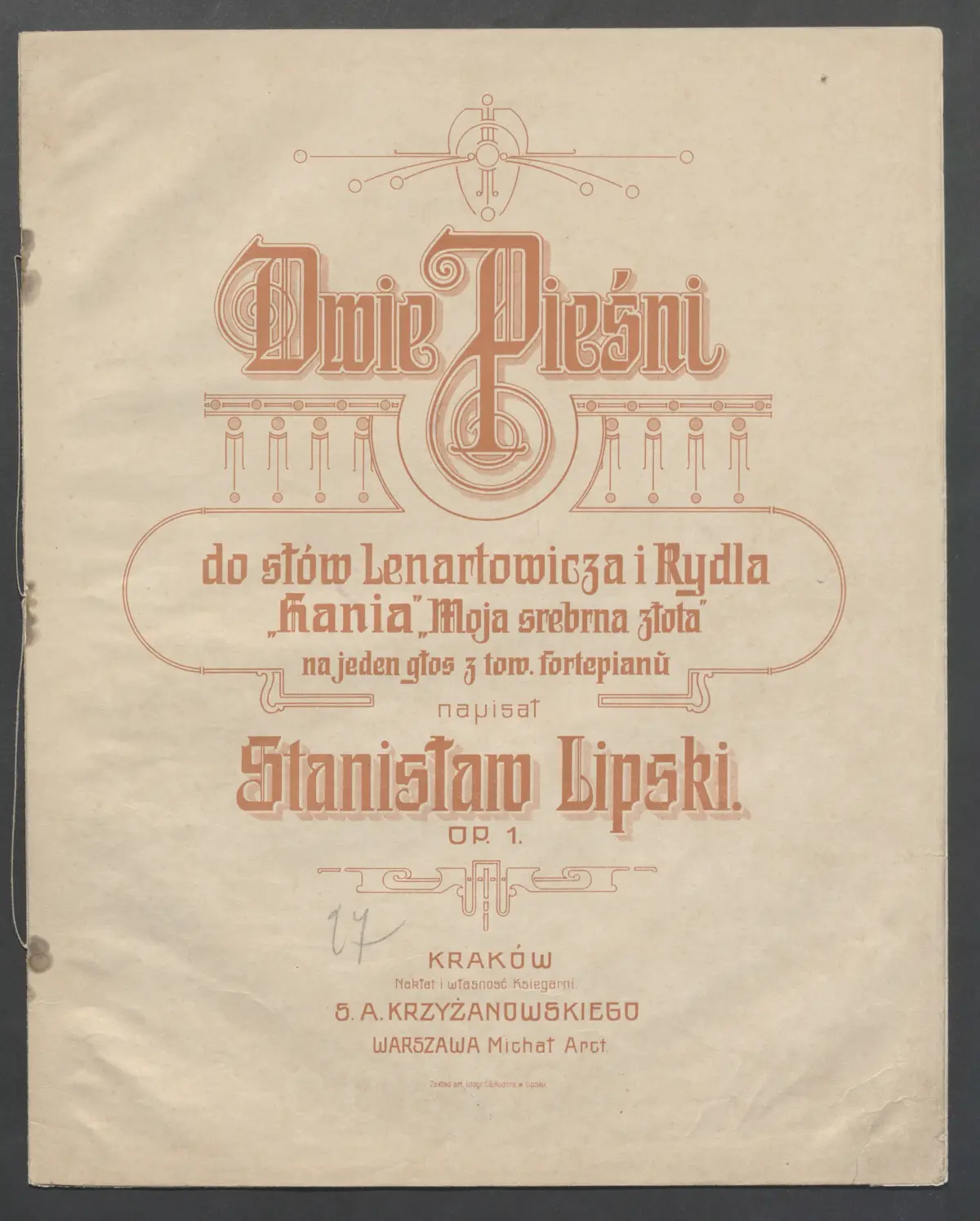 2 Pieśni - Page 1