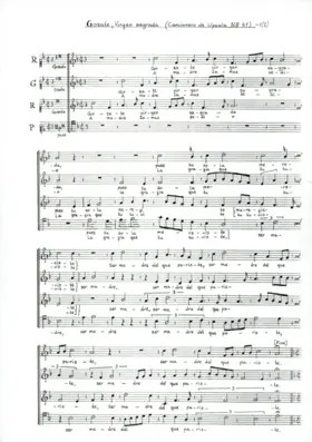 Gózate, Virgen sagrada