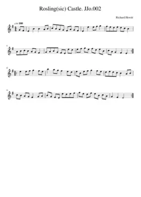 Rosling(sic) Castle. JJo.002