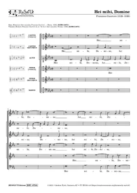 Hei mihi, Domine