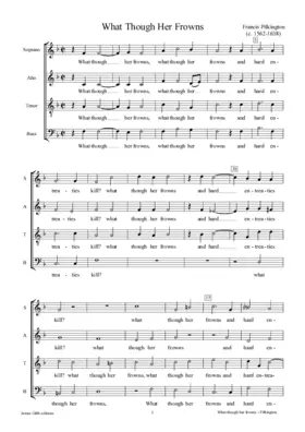 What though her frowns