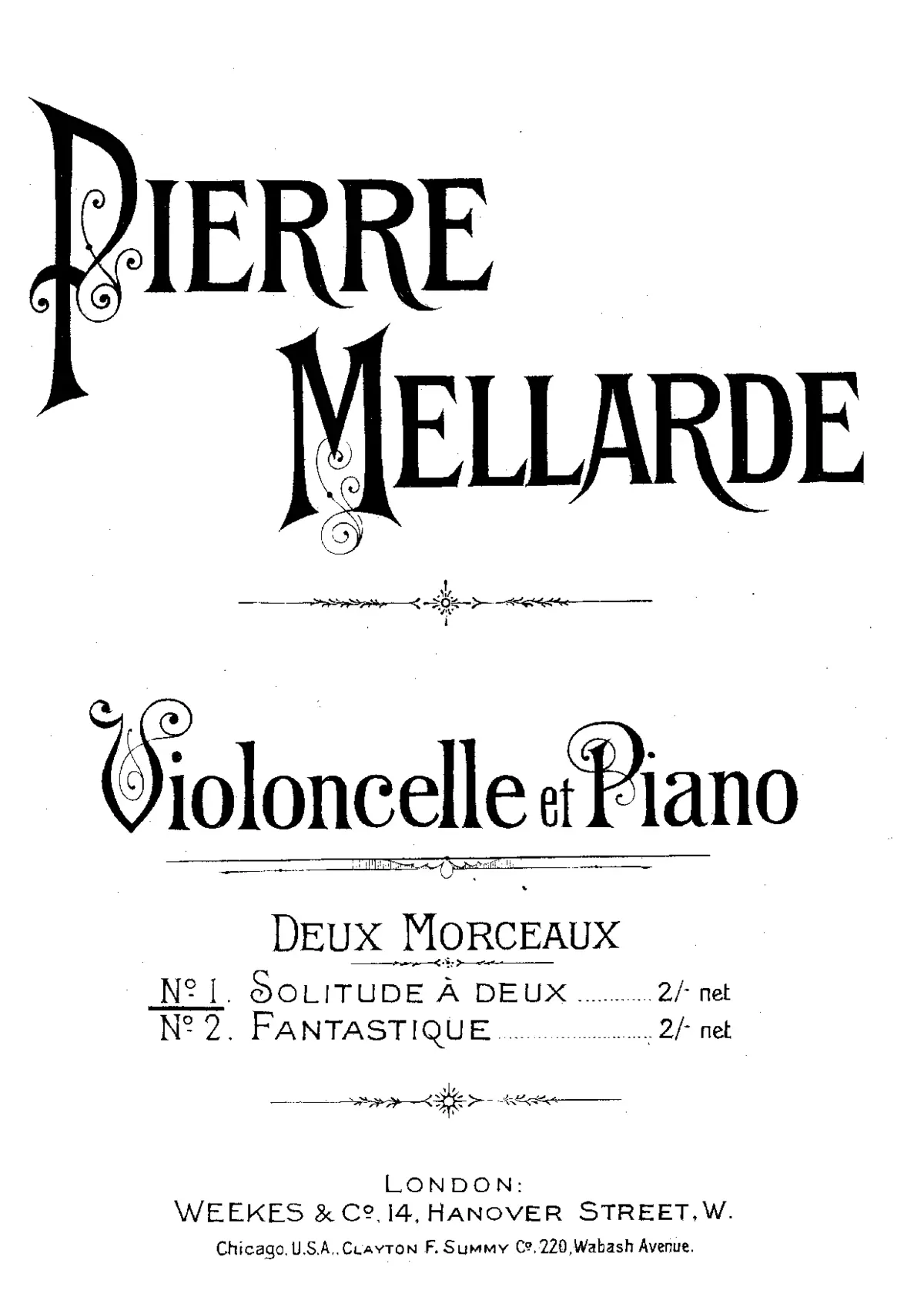 2 Morceaux - Page 1