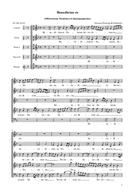 Benedictus es Domine