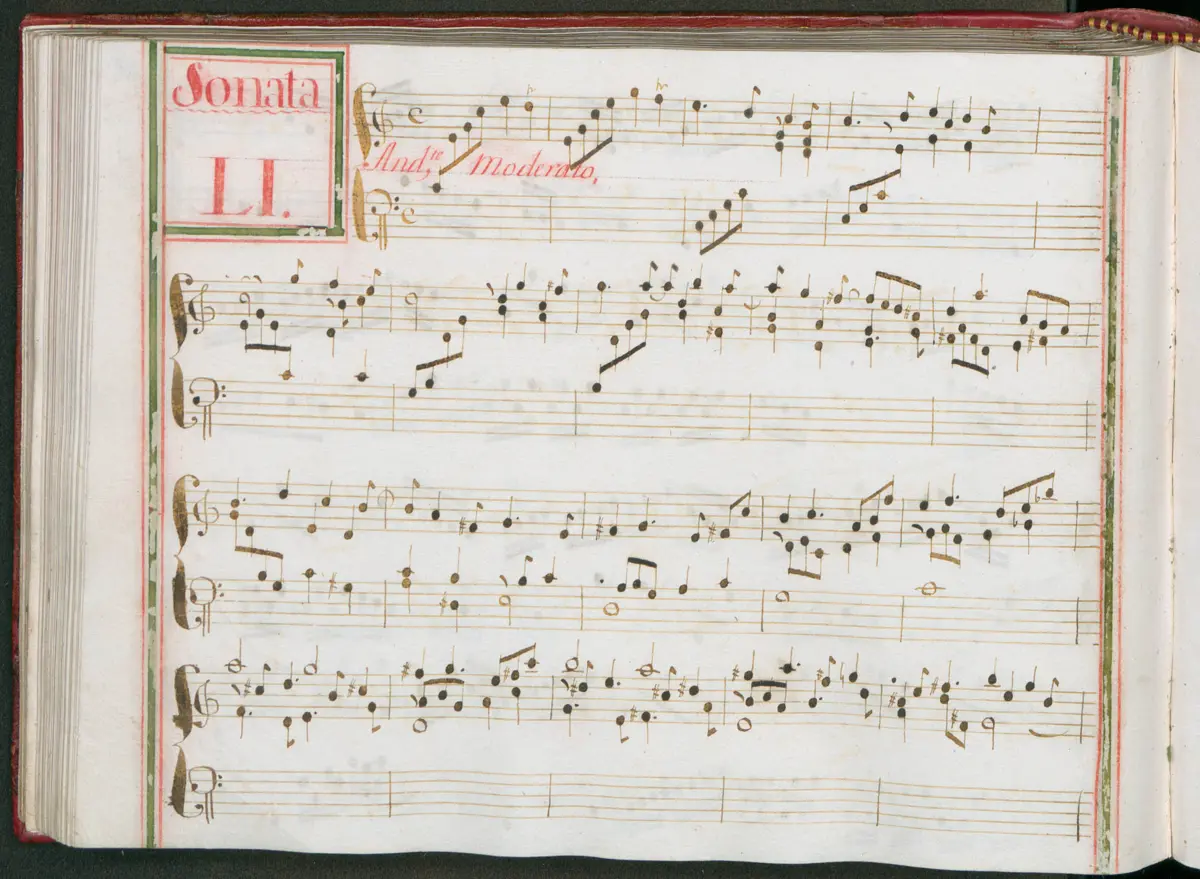 Keyboard Sonata in C major - Page 1