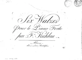 6 Waltzes, WoO 210