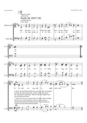 Gott dem alle Rach heimfällt SWV 192