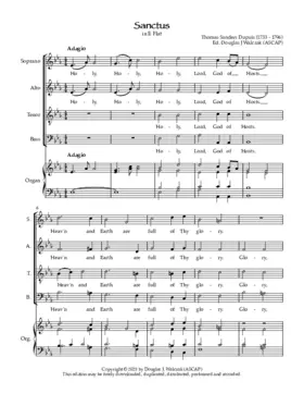 Sanctus in E-Flat